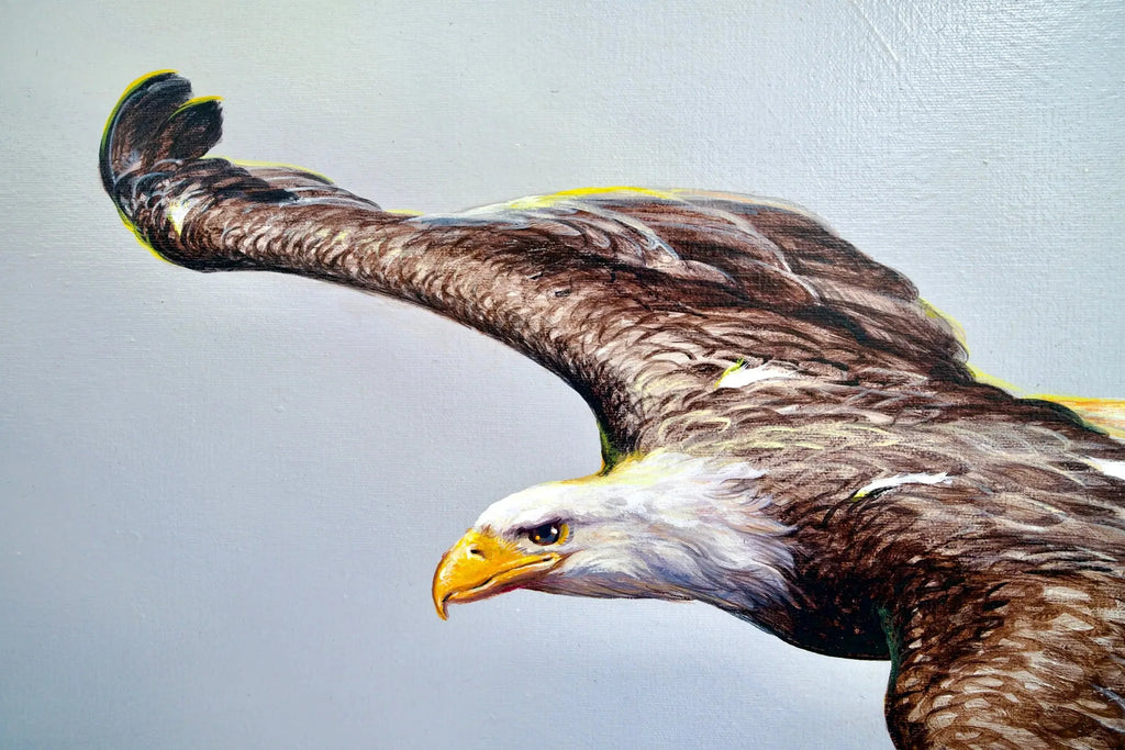 Aigles en Vol | 200 x 170 cm image 13 reproduction de peinture à l’huile