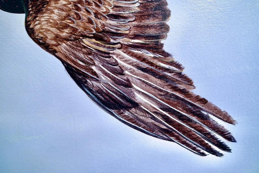 Aigles en Vol | 200 x 170 cm image 14 copie de tableau peinte à la main