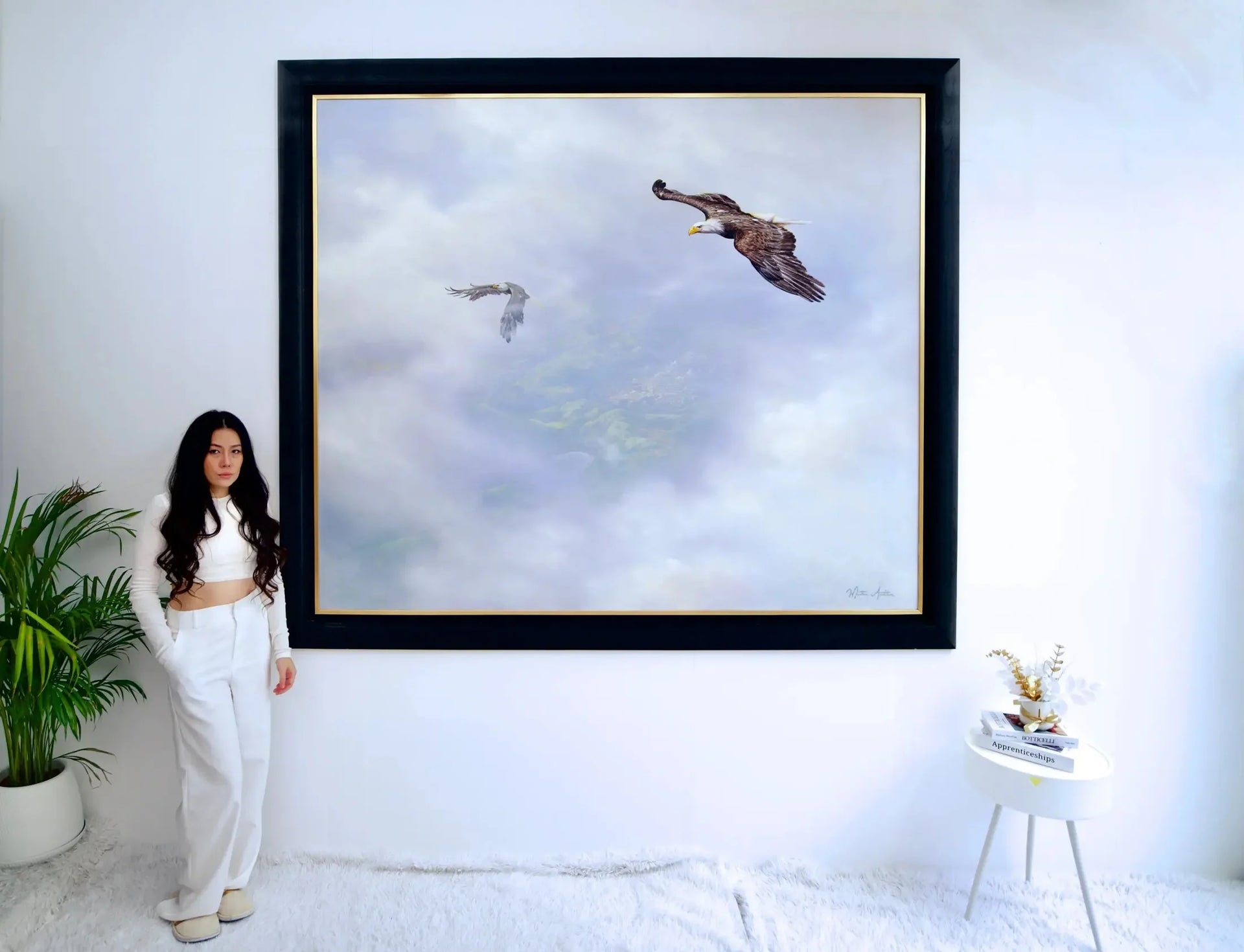 Aigles en Vol | 200 x 170 cm image 18 reproduction d’œuvre d’art à l’huile