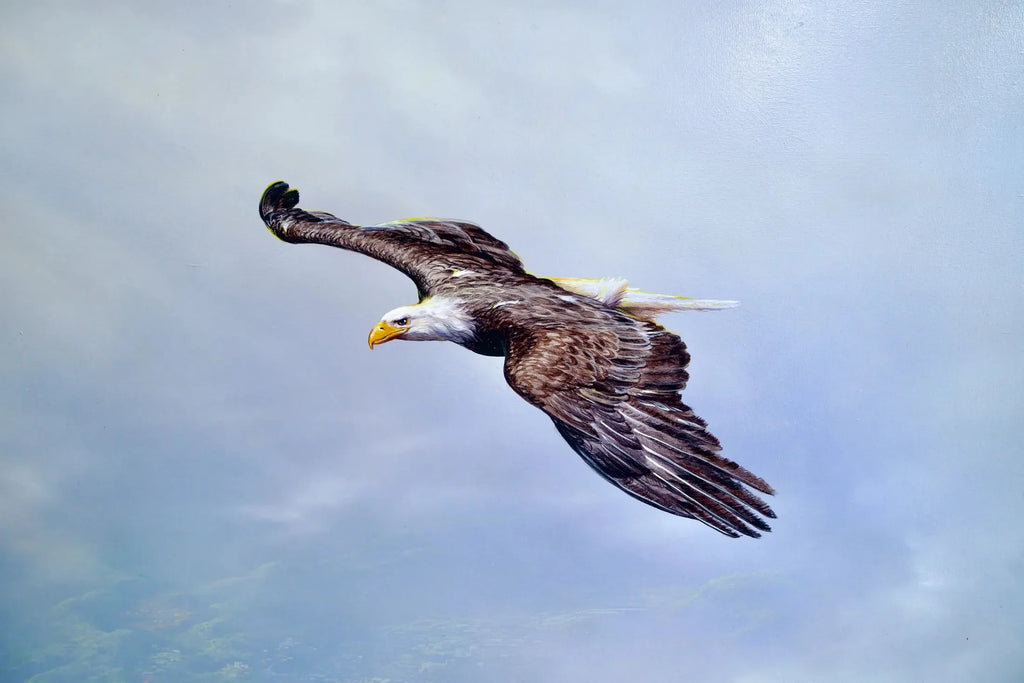 Aigles en Vol | 200 x 170 cm image 4 reproduction d’œuvre d’art à l’huile