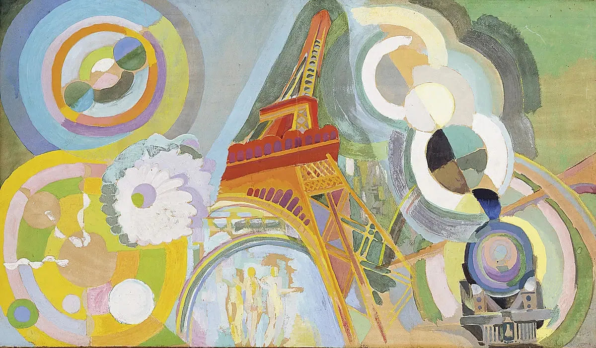Air, fer et eau - Robert Delaunay image 1 reproduction artisanale de tableau