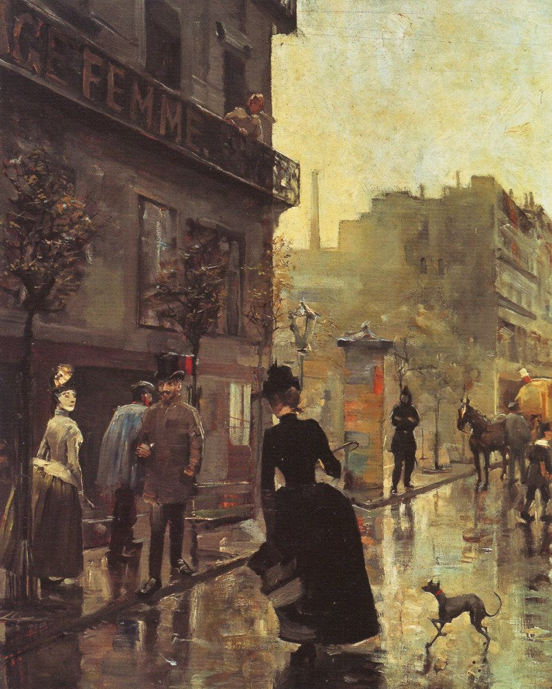 Boulevard à Paris - Akseli Gallen-Kallela