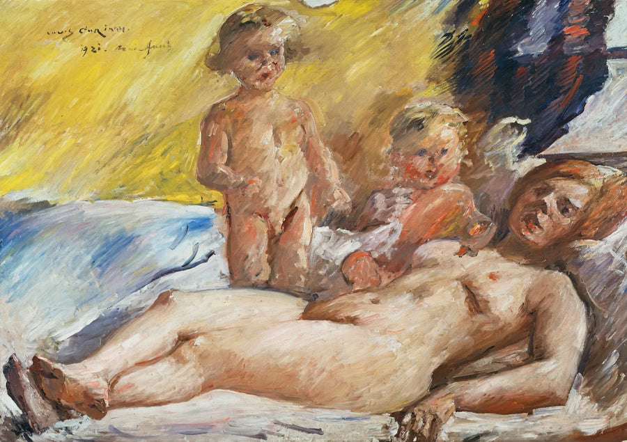 Akt mit Putten - Lovis Corinth