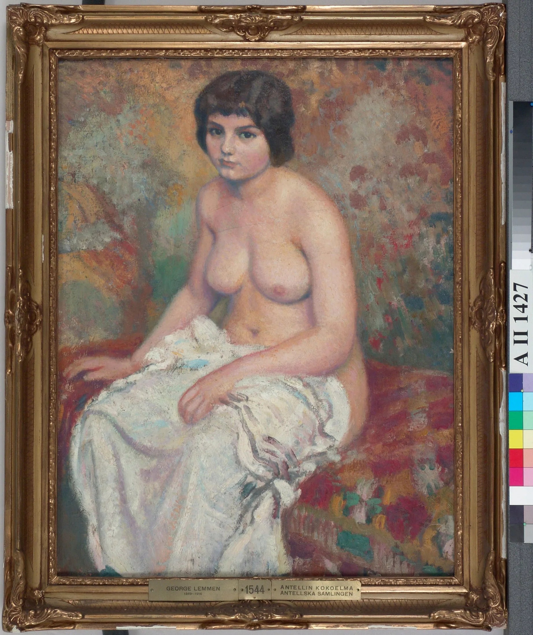 Alaston naismalli - Georges Lemmen image 1 copie peinte à la main à l’huile