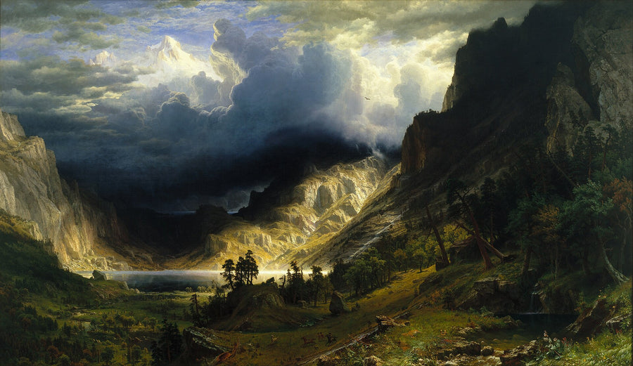 Storm in the Rocky Mountains, Mount Rosalie - Albert Bierstadt