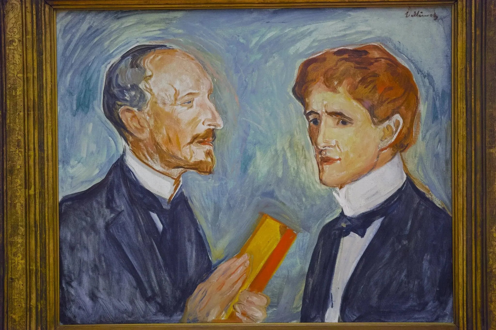 Albert Kollmann et Sten Drewsen - Edvard Munch image 1 copie peinte à la main à l’huile
