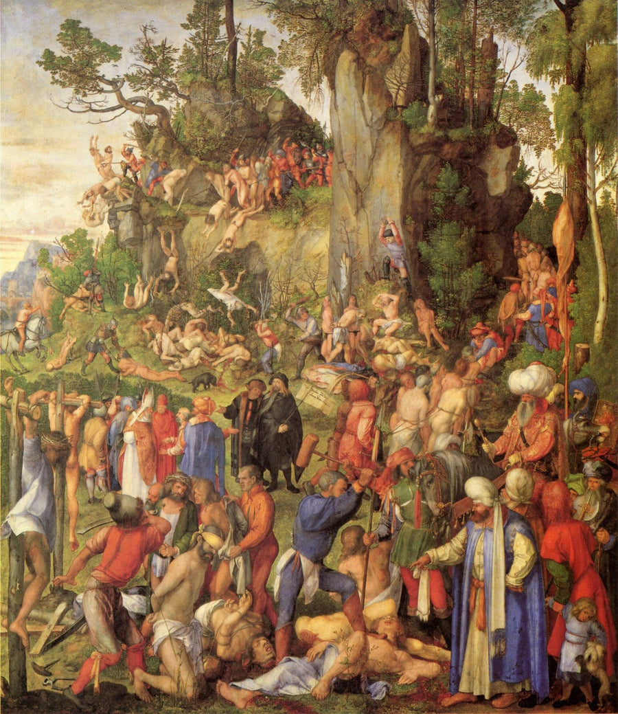 Le Martyre des dix mille chrétiens - Albrecht Dürer