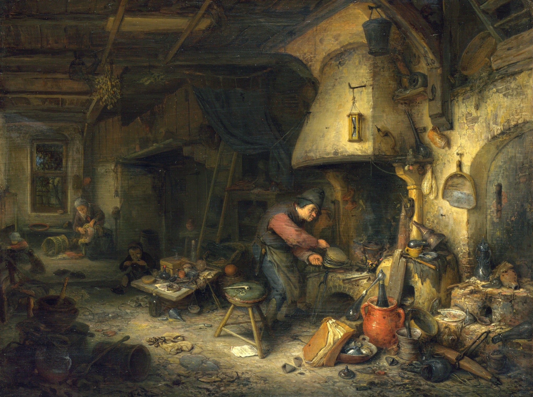 L'Alchimiste - Adriaen van Ostade
