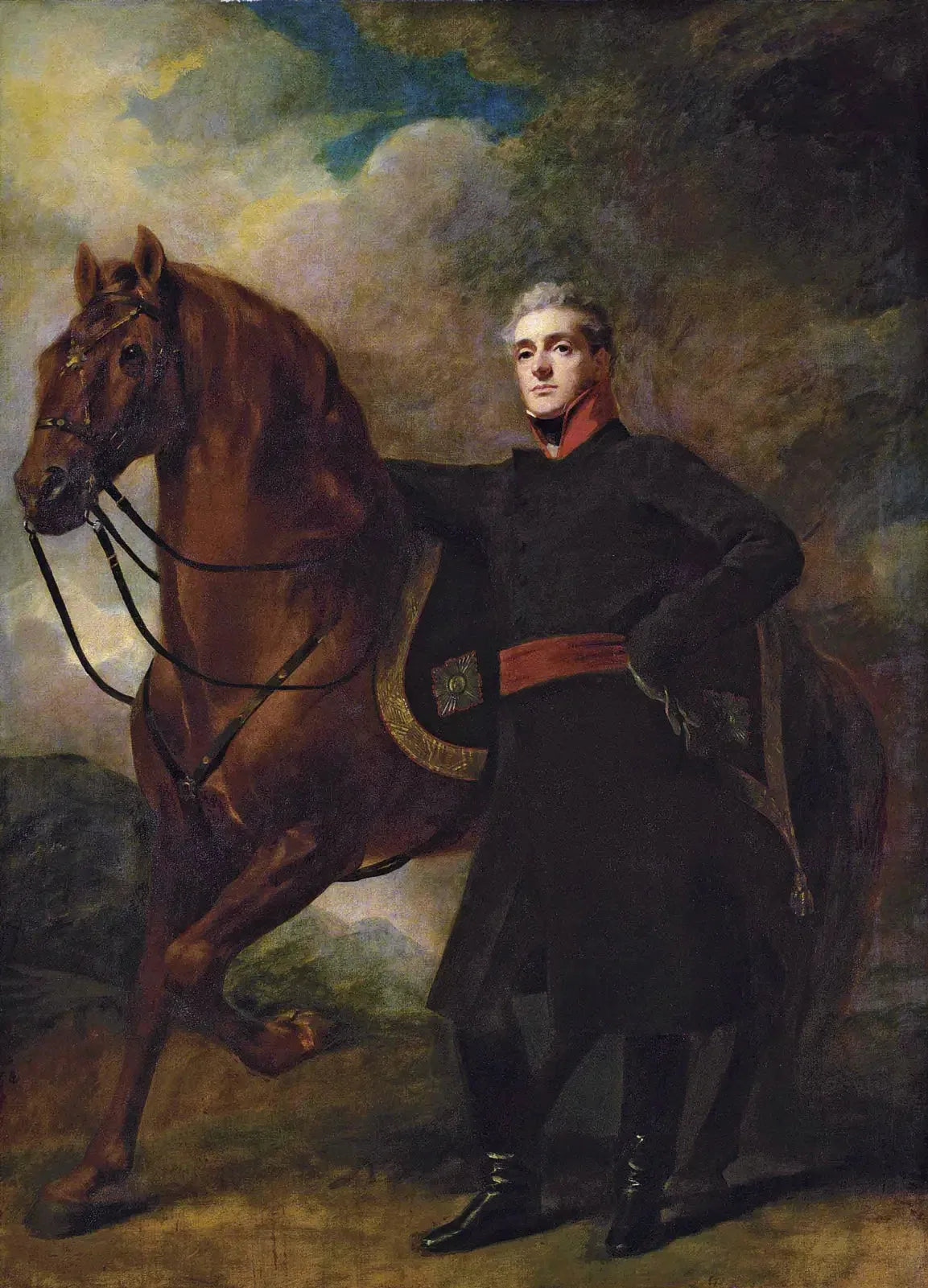 Alexander Hamilton, 10e duc de Hamilton et 7e duc de Brandon (1767-1852) - Henry Raeburn image 1 copie de tableau peinte à la main