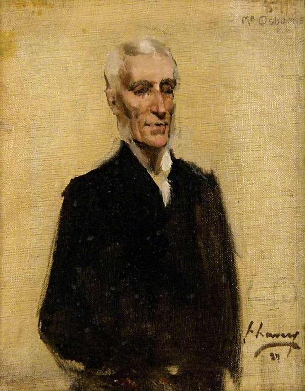 Alexander Osborne (croquis) - John Lavery image 1 reproduction artisanale de tableau