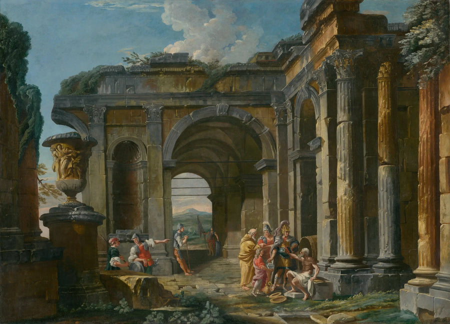 Alexander Veľký a Diogenes - Giovanni Paolo Panini