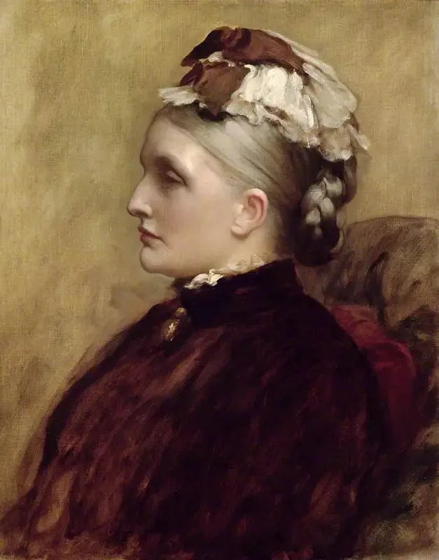 Alexandra Orr, née Leighton (1828–1903) - Frederic Leighton image 1 reproduction d’œuvre d’art à l’huile