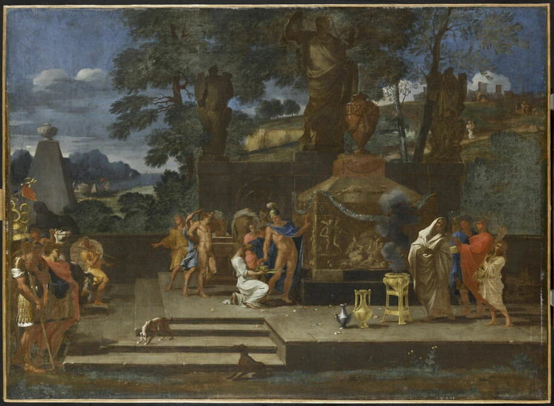 Alexandre au tombeau d'Achille - Thomas Blanchet