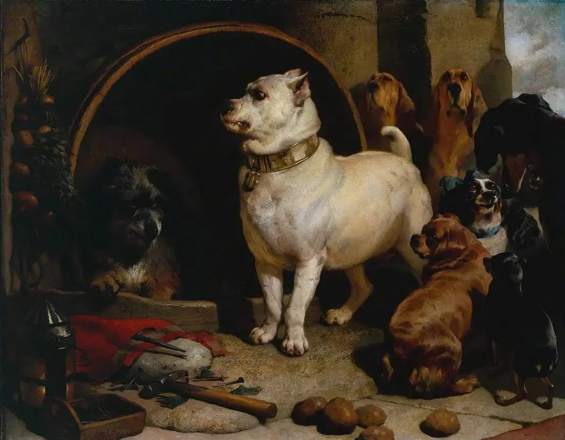 Alexandre et Diogène - Edwin Henry Landseer image 1 reproduction de peinture à l’huile