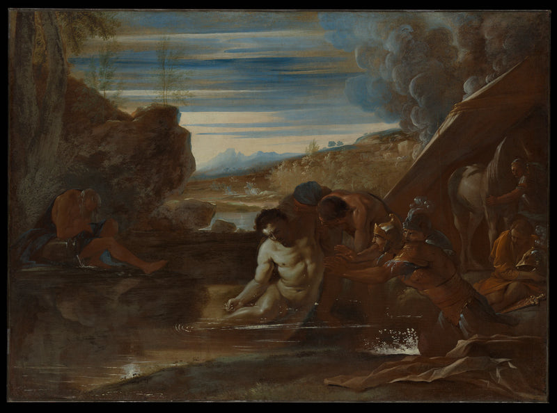 Alexandre le Grand sauvé du fleuve Cydnus - Pietro Testa
