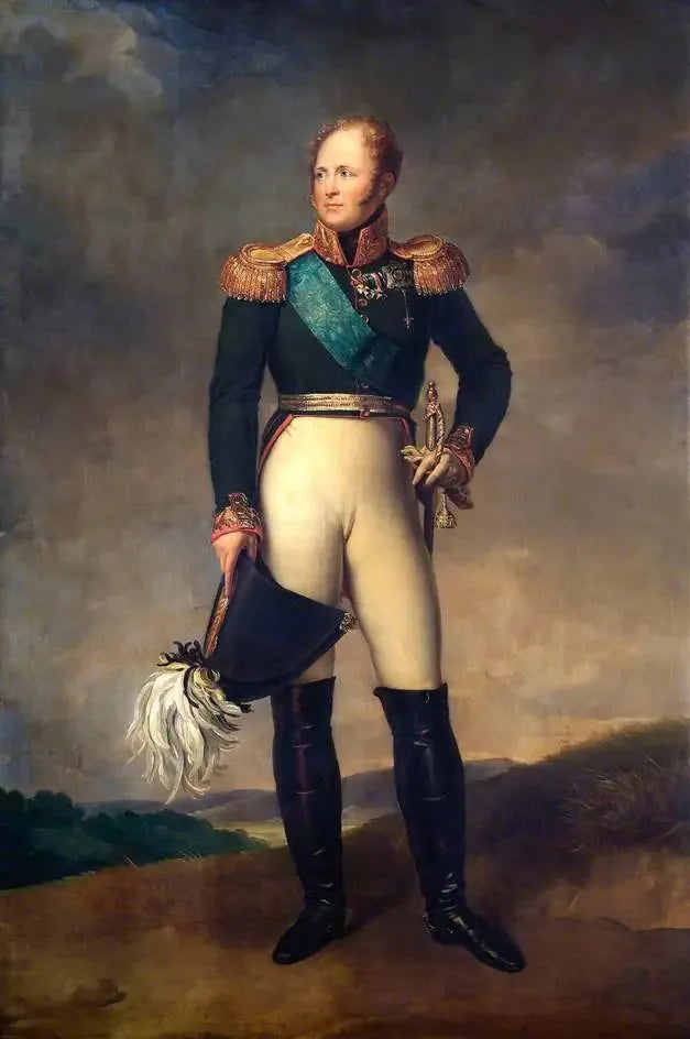 Alexandre Ier (1777–1825), empereur de Russie - François Gérard image 2 copie peinte à la main à l’huile