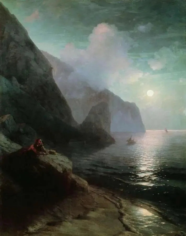 Alexandre Pouchkine en Crimée - Ivan Aïvazovski image 1 reproduction réalisée par Alpha Reproduction