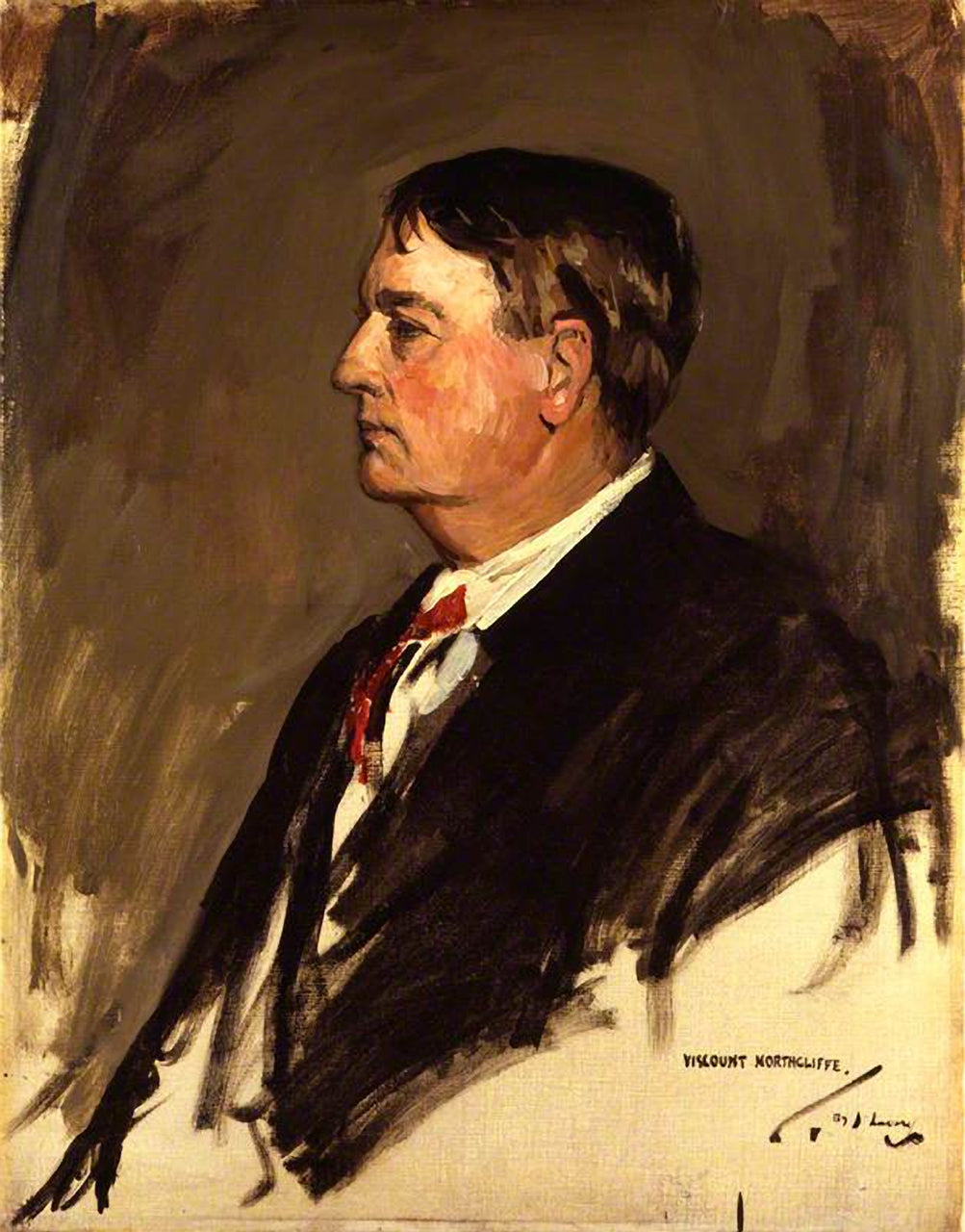 Alfred Harmsworth, 1er vicomte Northcliffe - John Lavery image 1 copie peinte à la main à l’huile