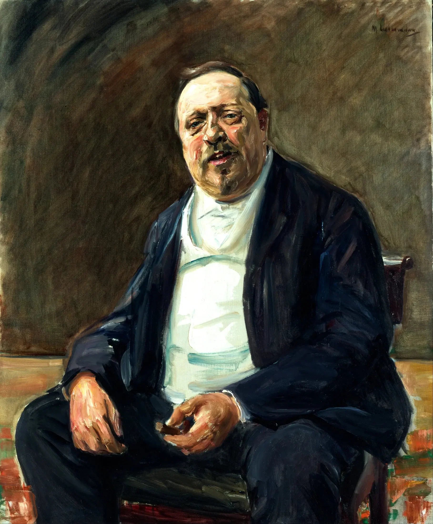 Alfred von Berger - Max Liebermann image 1 reproduction artisanale de tableau