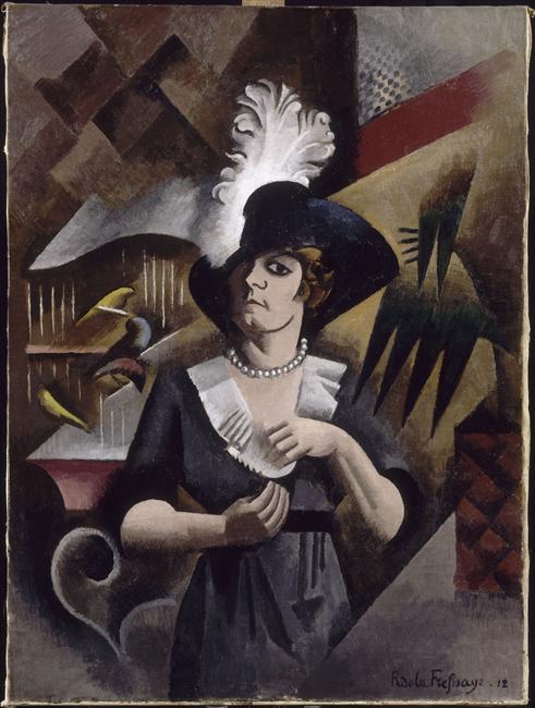 Alice au grand chapeau - Roger de La Fresnaye image 1 copie de tableau peinte à la main