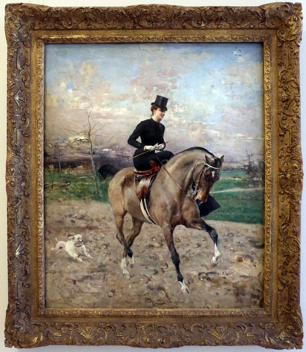 Alice Regnault à cheval - Giovanni Boldini - Alpha Reproduction