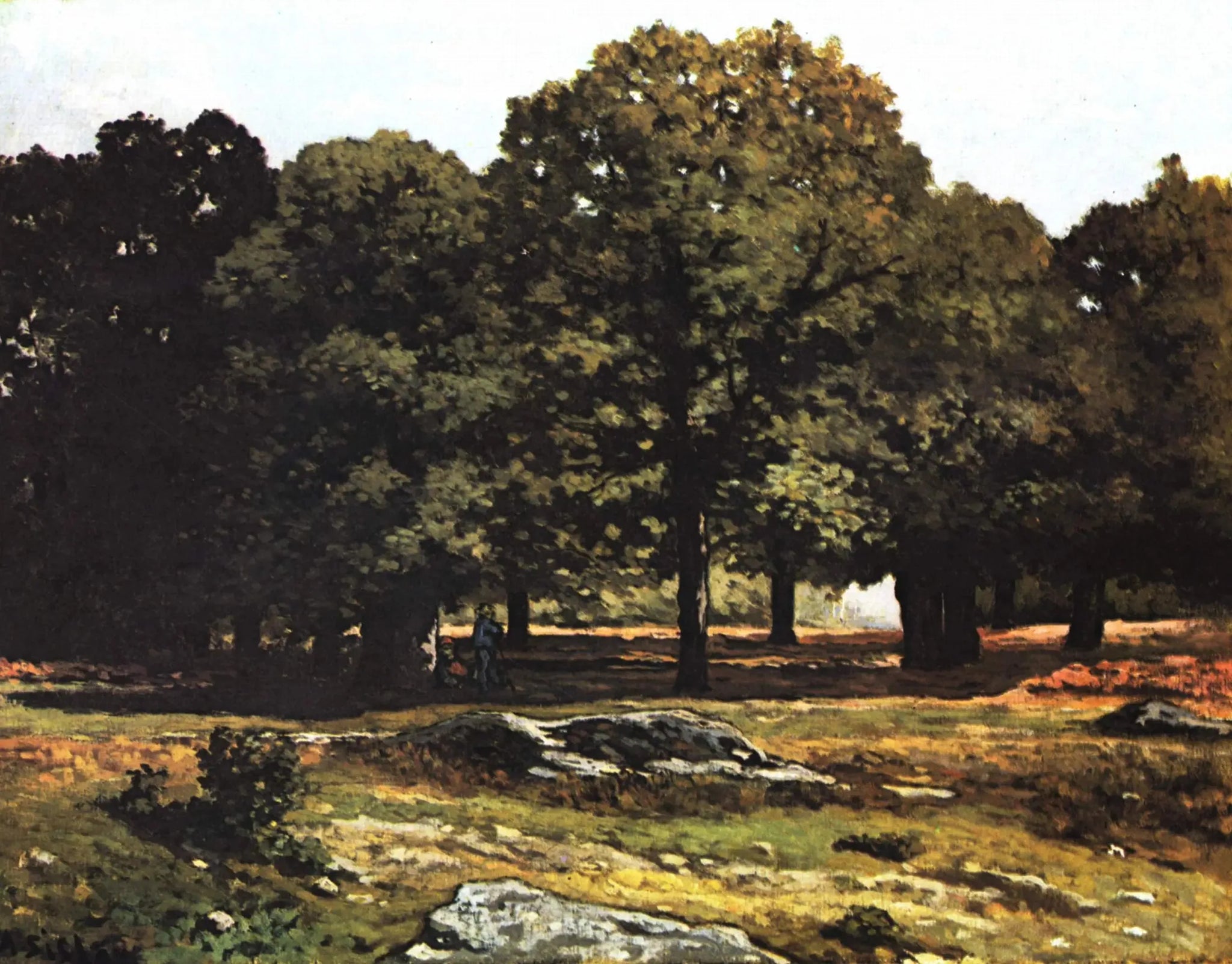 Allée de châtaigniers à La Celle-Saint-Cloud - Alfred Sisley image 1 copie de tableau peinte à la main