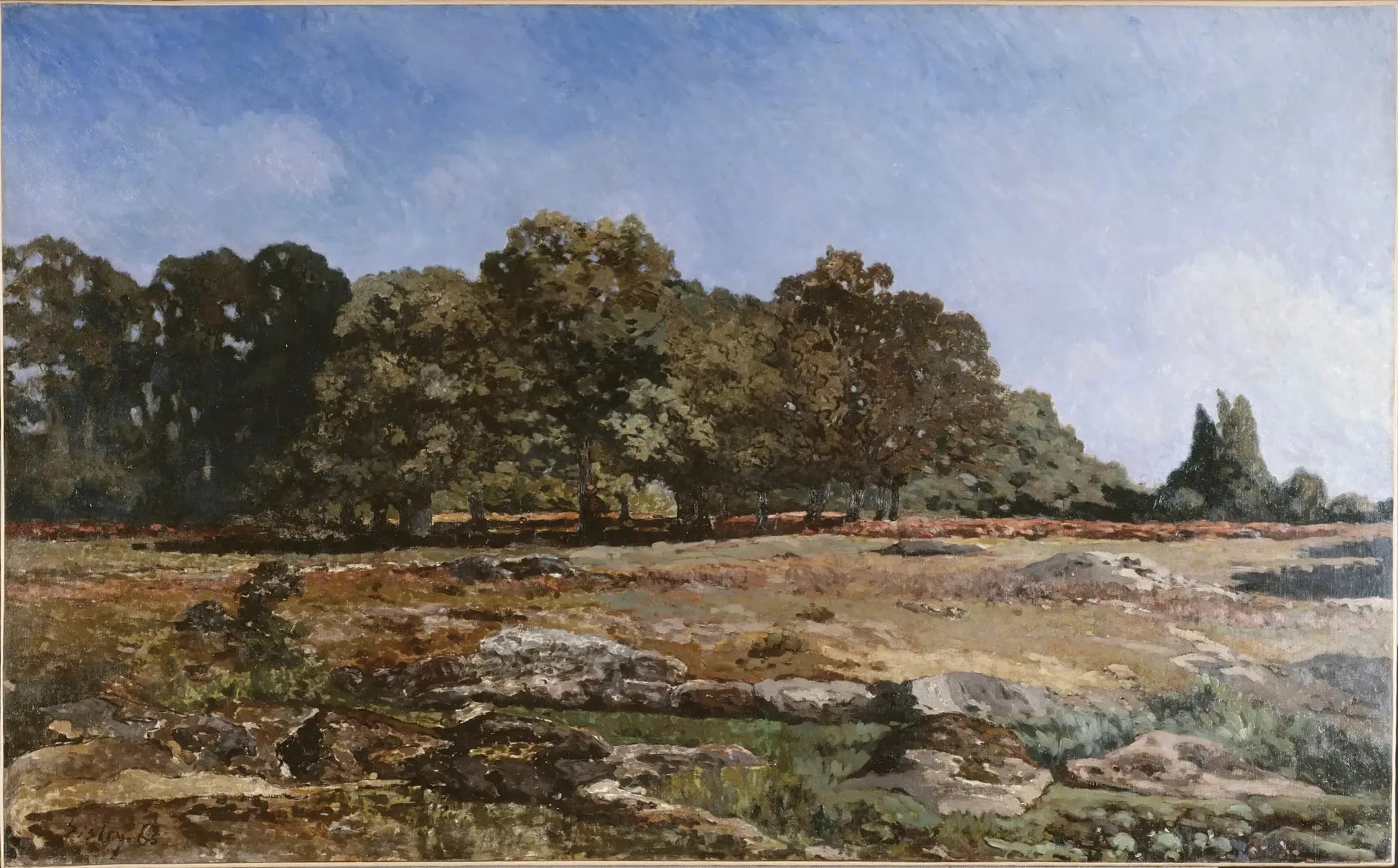 Allée de châtaigniers à La Celle-Saint-Cloud - Alfred Sisley image 1 reproduction artisanale de tableau