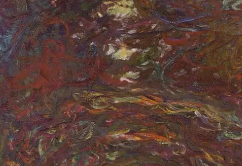 Détail de l’arche rouge et bleue dans L’Allée des rosiers 5088