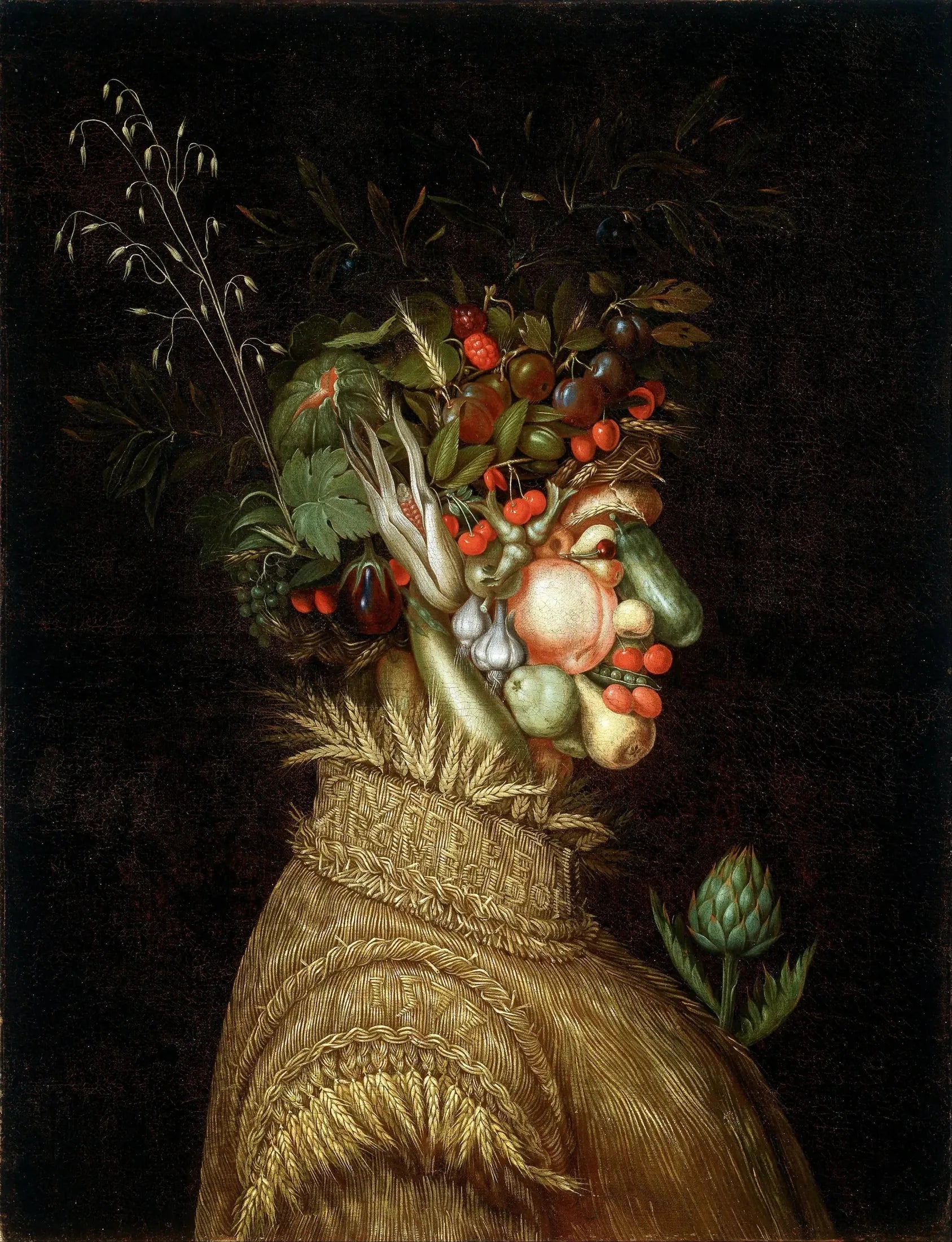 Allegorical Portrait- "Summer" - Giuseppe Arcimboldo image 1 tableau peint à l’huile sur toile
