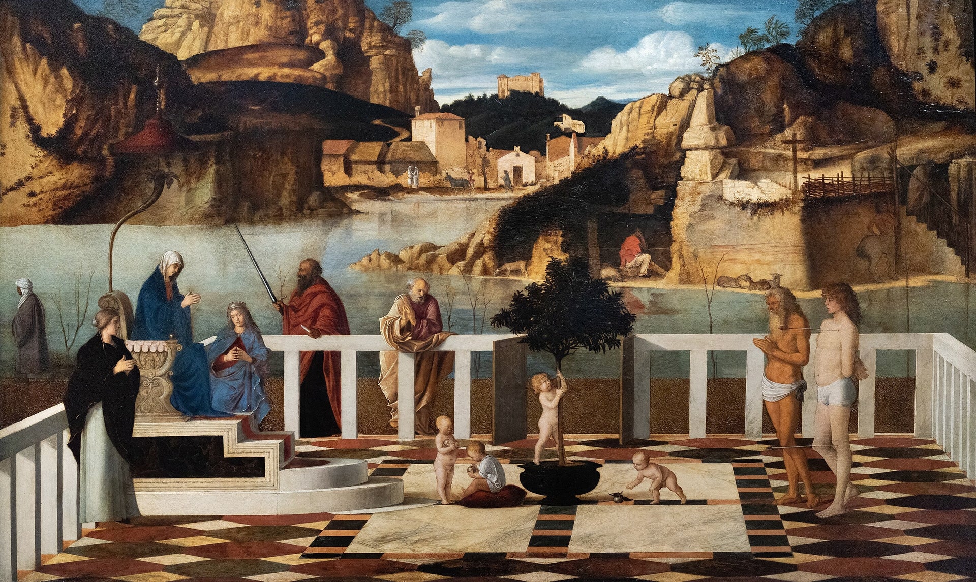 Allégorie chrétienne - Giovanni Bellini image 1 tableau peint à l’huile sur toile