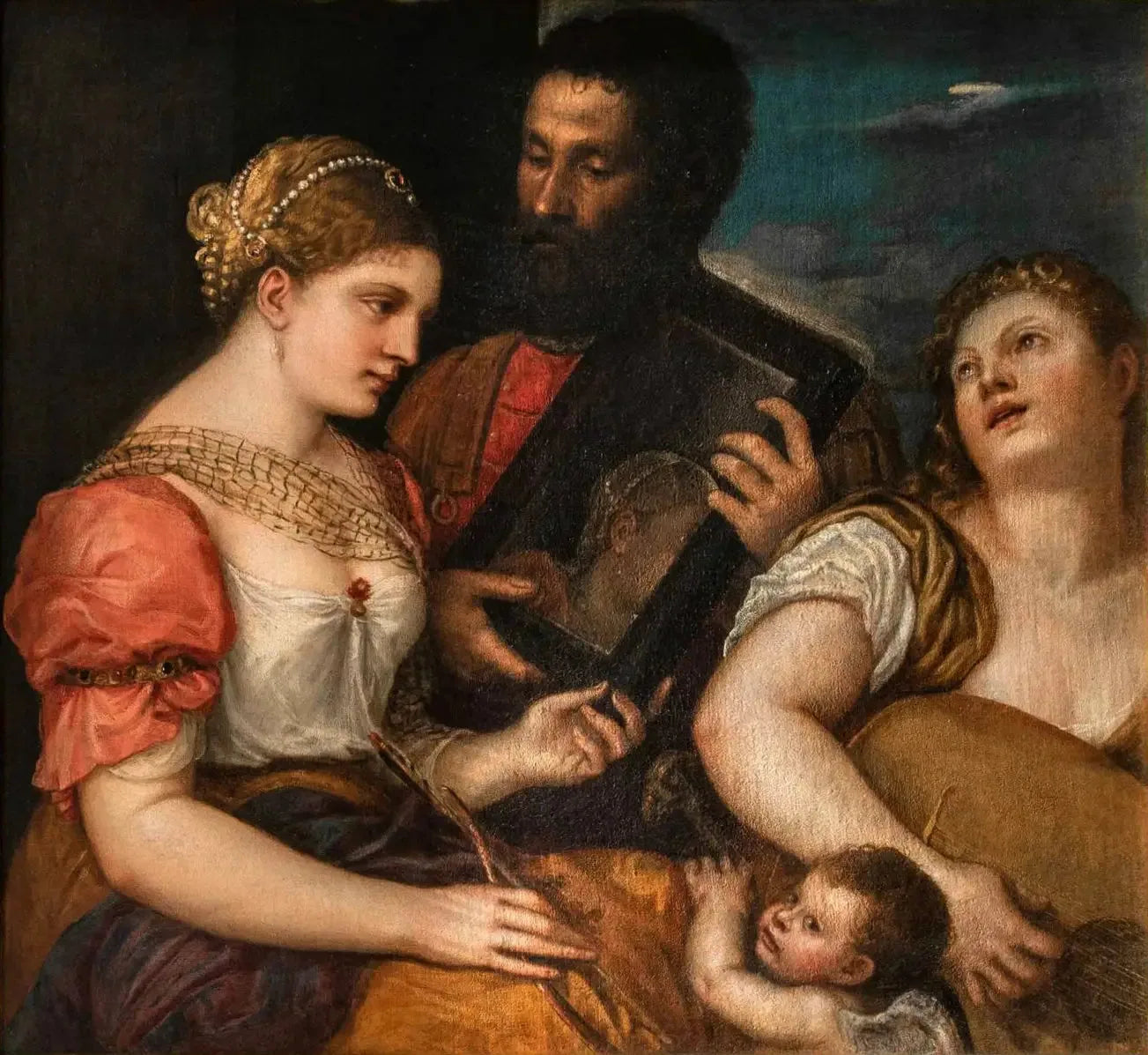 Allégorie de l'amour - Titian image 1 reproduction de peinture à l’huile
