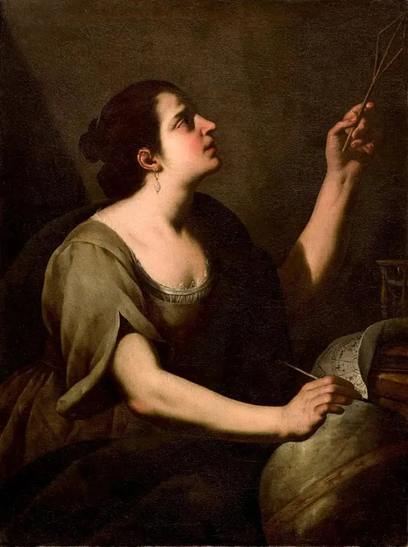 Allégorie de l'astronomie - Artemisia Gentileschi image 1 reproduction de peinture à l’huile