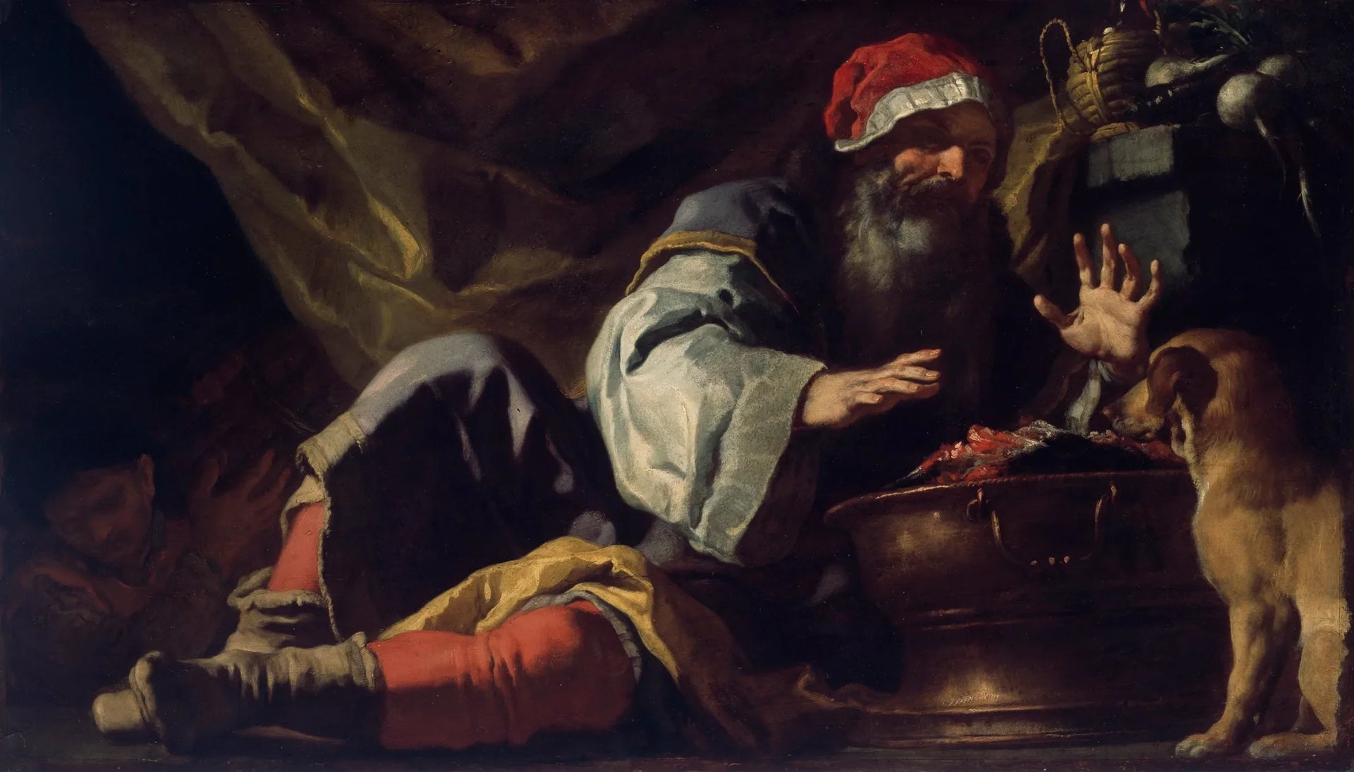 Allégorie de l'hiver - Francesco Solimena image 1 reproduction de peinture à l’huile
