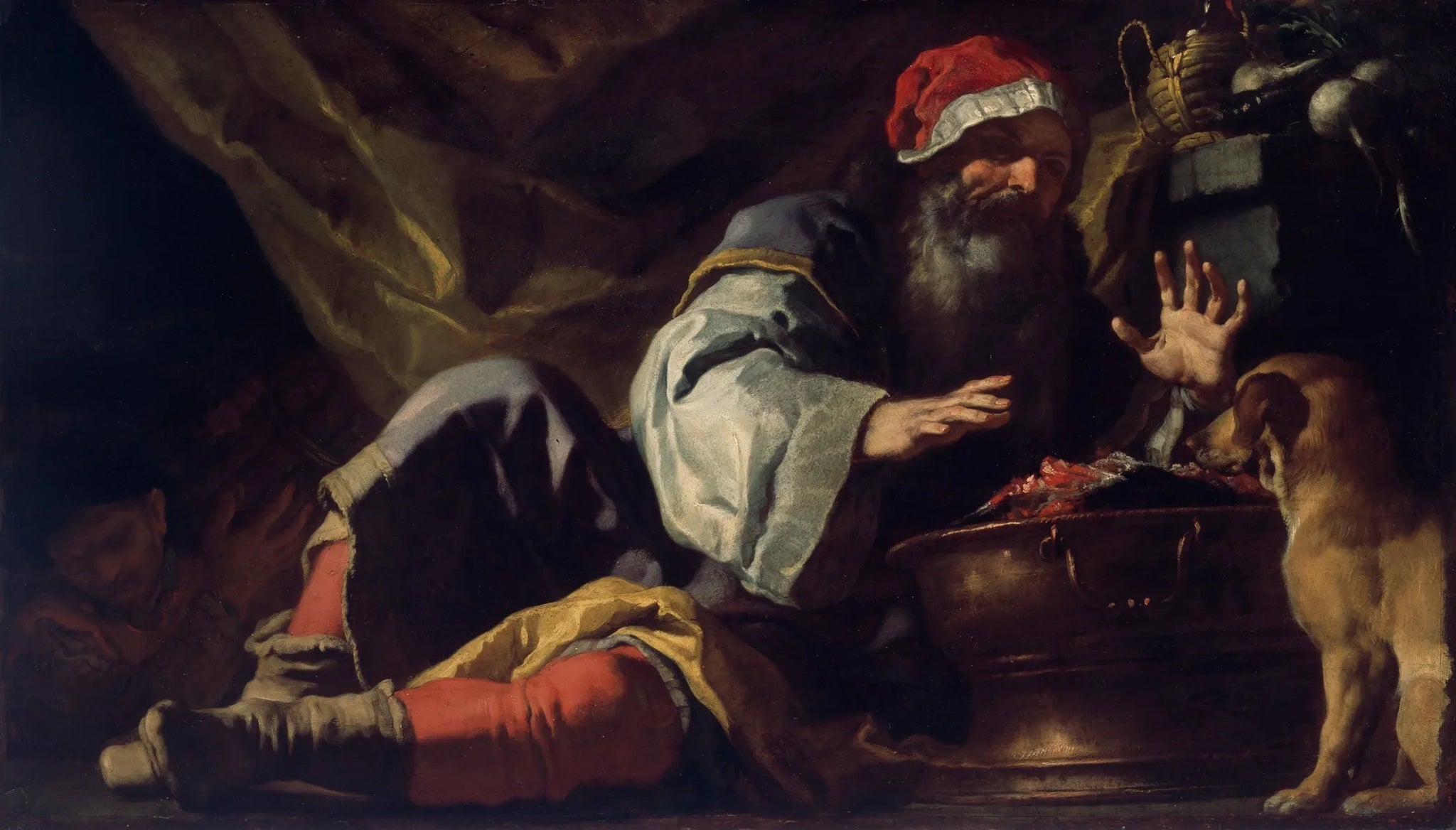 Allégorie de l'hiver - Francesco Solimena image 1 reproduction de peinture à l’huile