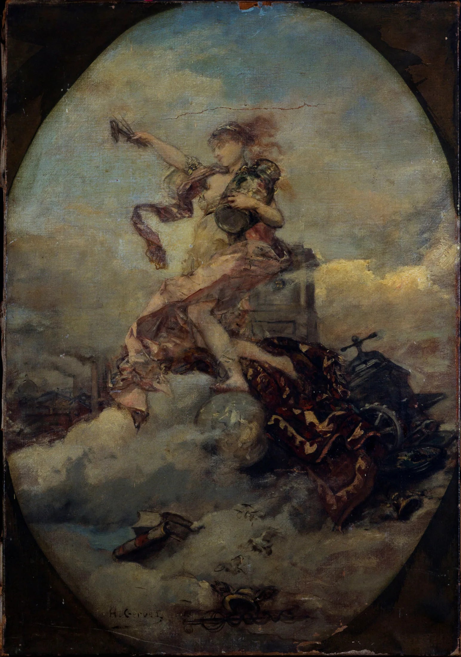 Allégorie de la Banque - Henri Gervex image 1 copie peinte à la main à l’huile