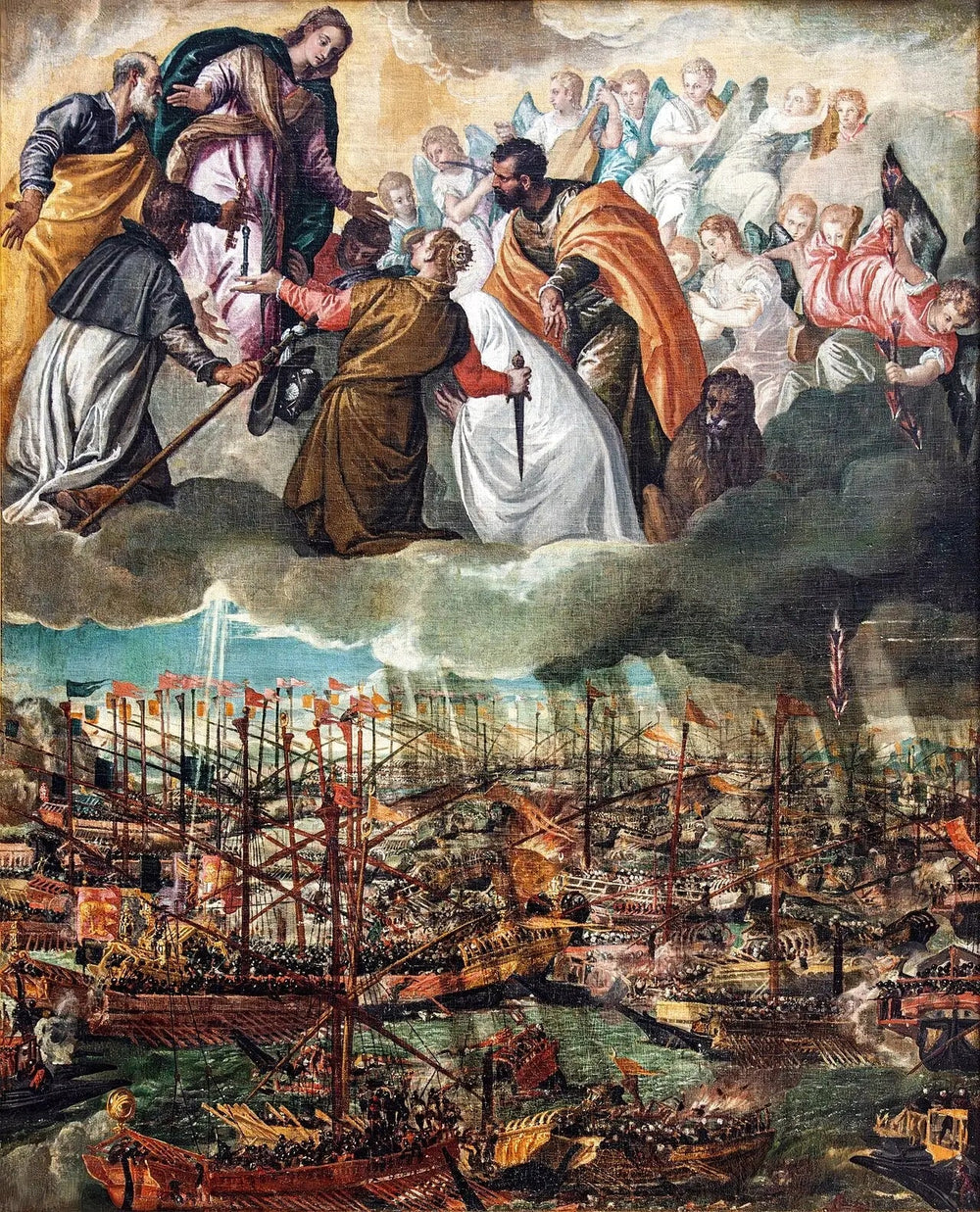 Allégorie de la bataille de Lépante - Paul Véronèse - Alpha Reproduction