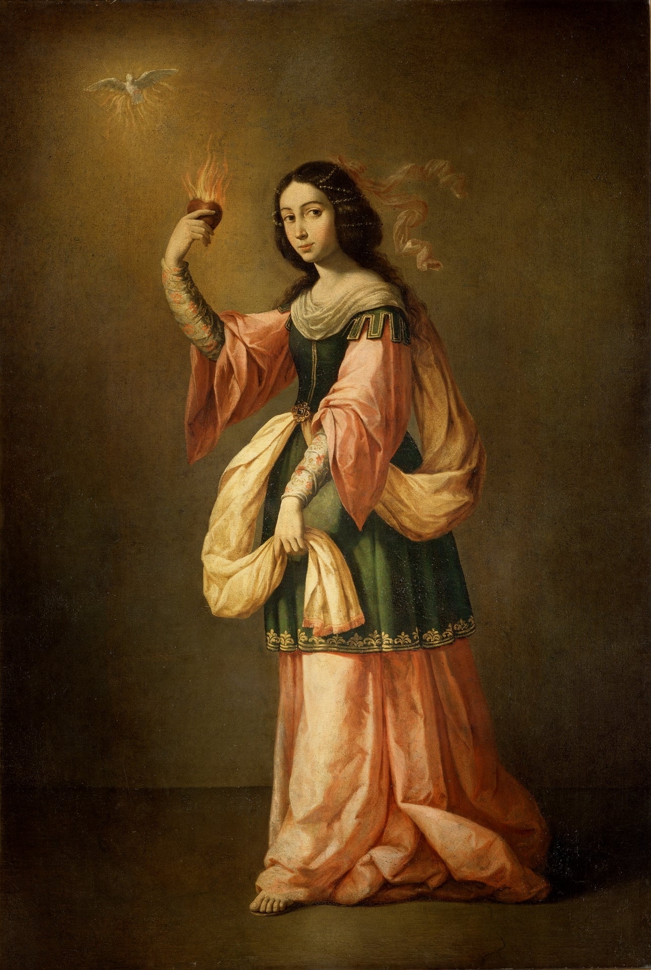 Allégorie de la Charité - Francisco de Zurbarán image 1 reproduction artisanale de tableau