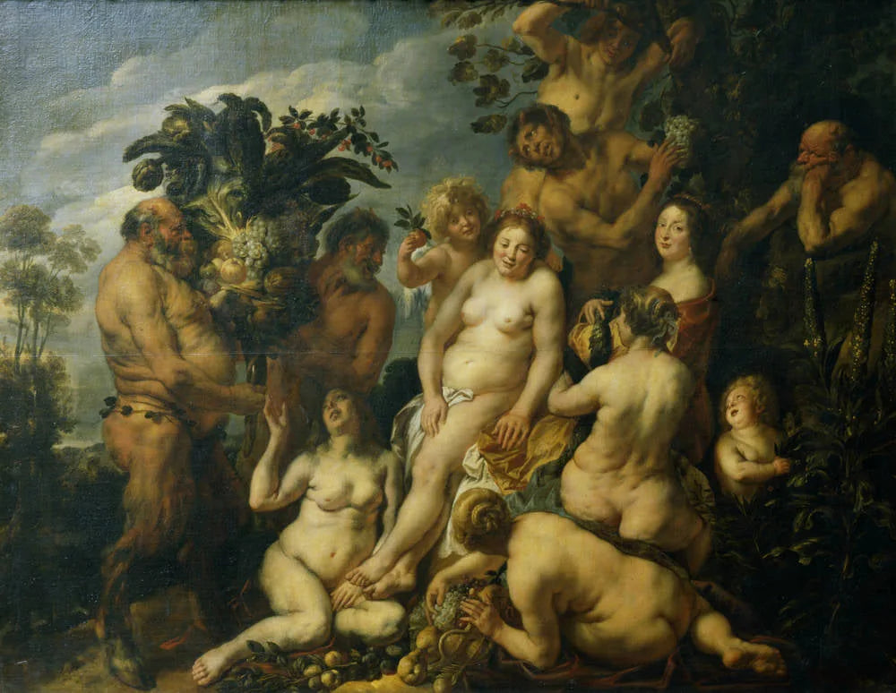 Allégorie de la fertilité - Jacob Jordaens image 1 reproduction de peinture à l’huile