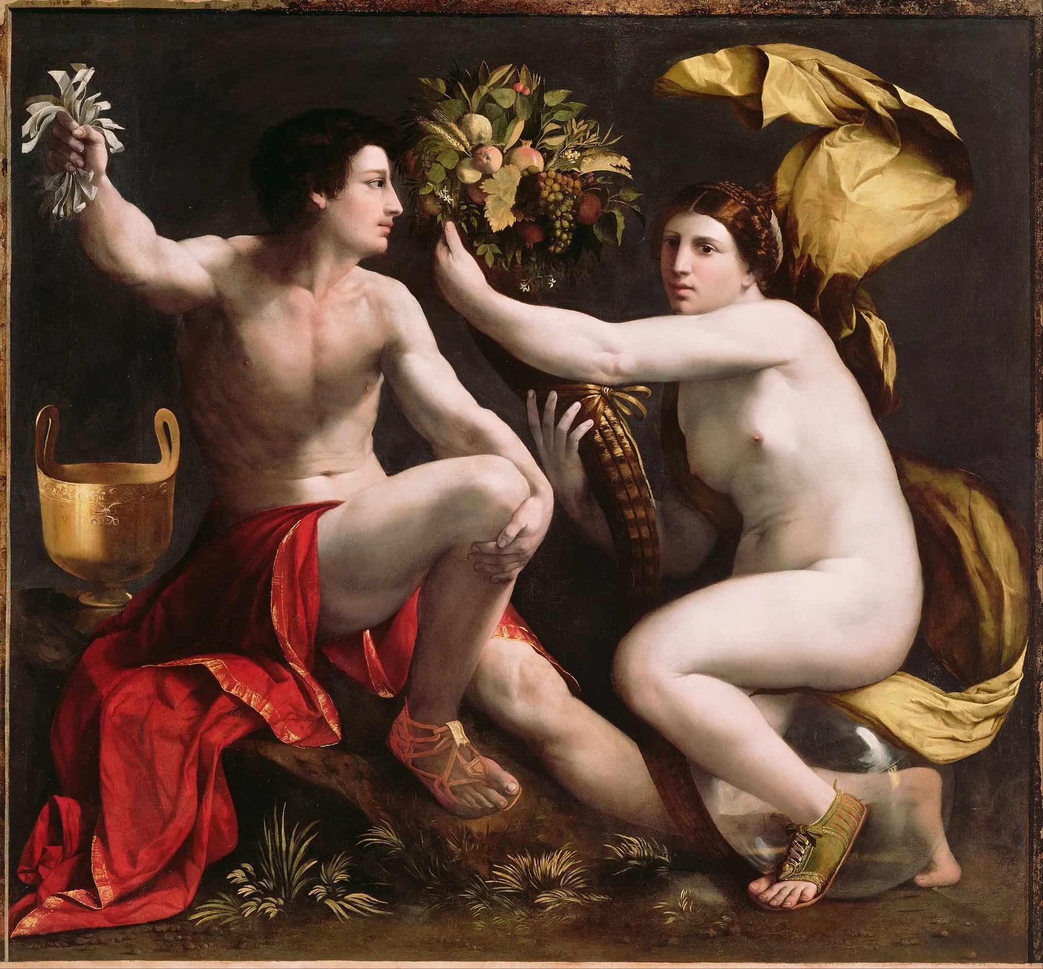 Allégorie de la Fortune - Dosso Dossi image 1 reproduction d’œuvre d’art à l’huile