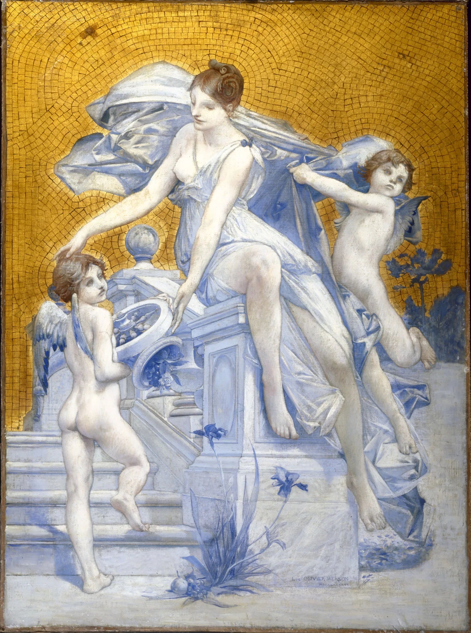 Allégorie de la Fortune - Luc-Olivier Merson image 1 copie de tableau peinte à la main