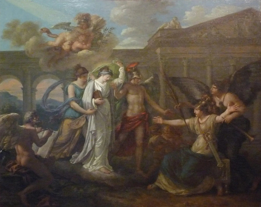 Allégorie de la France accueillant la Paix - Louis Jean François Lagrenée