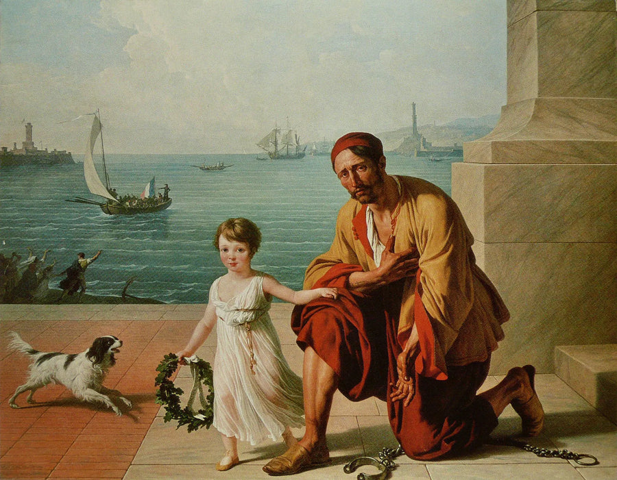 Allégorie de la libération des esclaves d'Alger par Jérôme Bonaparte - François-André Vincent