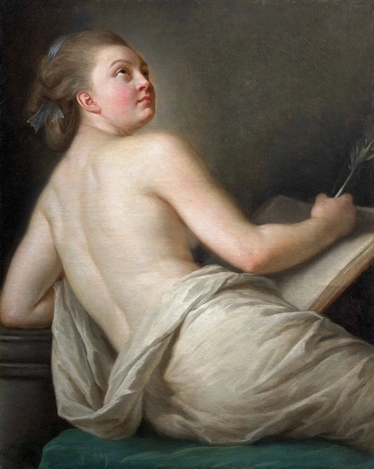 Allégorie de la Poésie - Élisabeth Vigée Le Brun image 1 copie de tableau peinte à la main