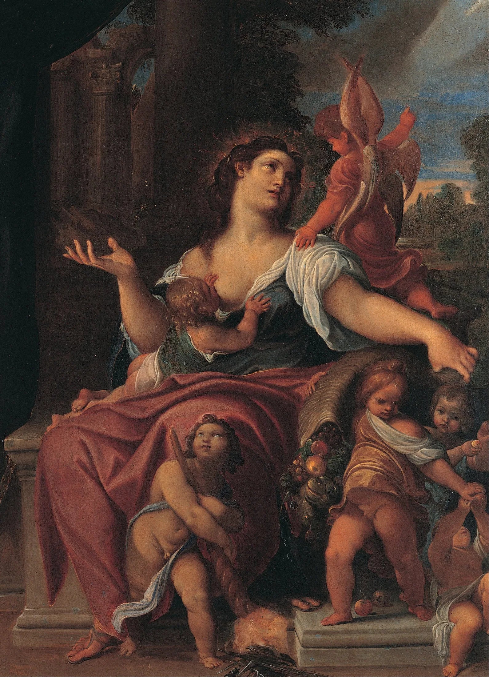 Allégorie de la Providence - Ludovico Carracci image 1 reproduction réalisée par Alpha Reproduction