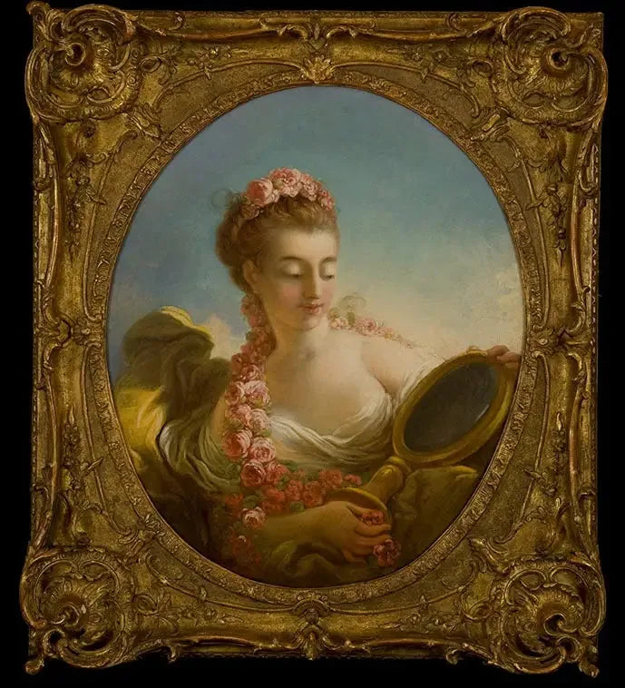 Allégorie de la Prudence - Jean-Honoré Fragonard image 1 tableau peint à l’huile sur toile