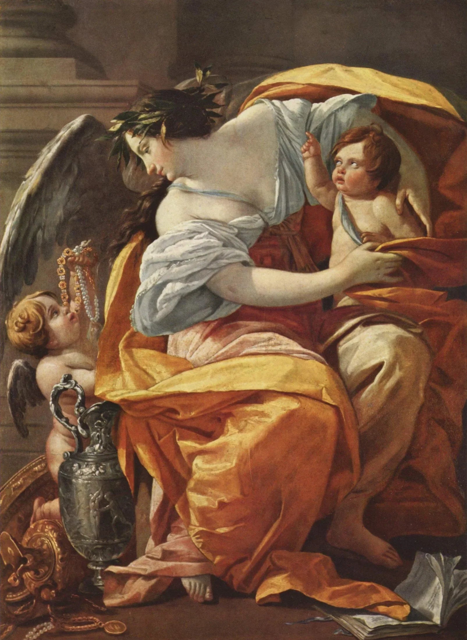 Allégorie de la richesse - Simon Vouet image 1 tableau peint à l’huile sur toile