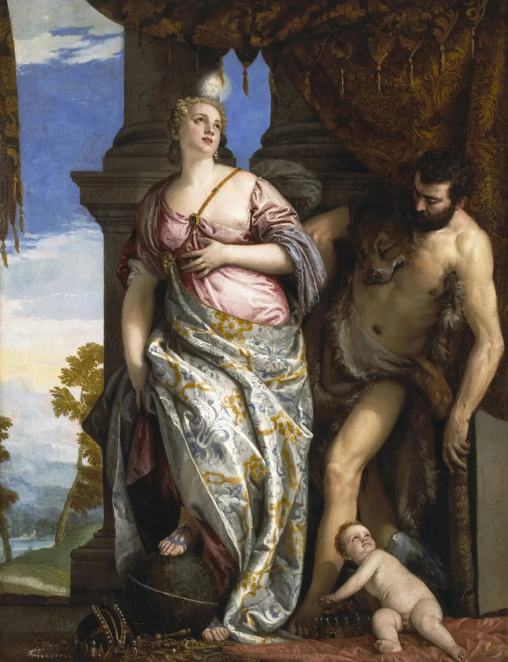 Allégorie de la Sagesse et de la Force - Paul Véronèse image 1 copie de tableau peinte à la main