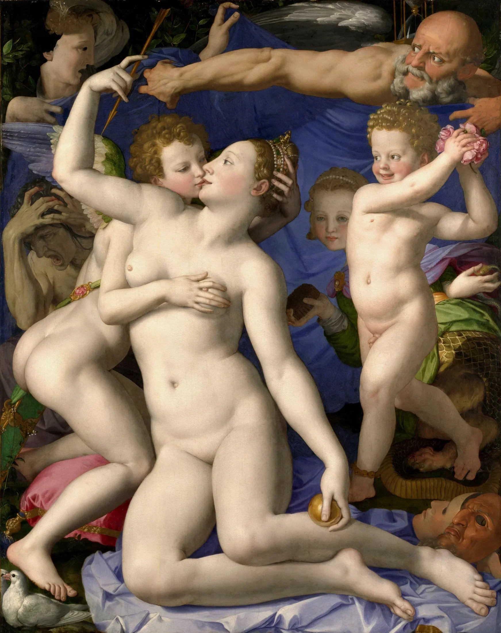 Allégorie du triomphe de Vénus - Bronzino image 1 reproduction de peinture à l’huile