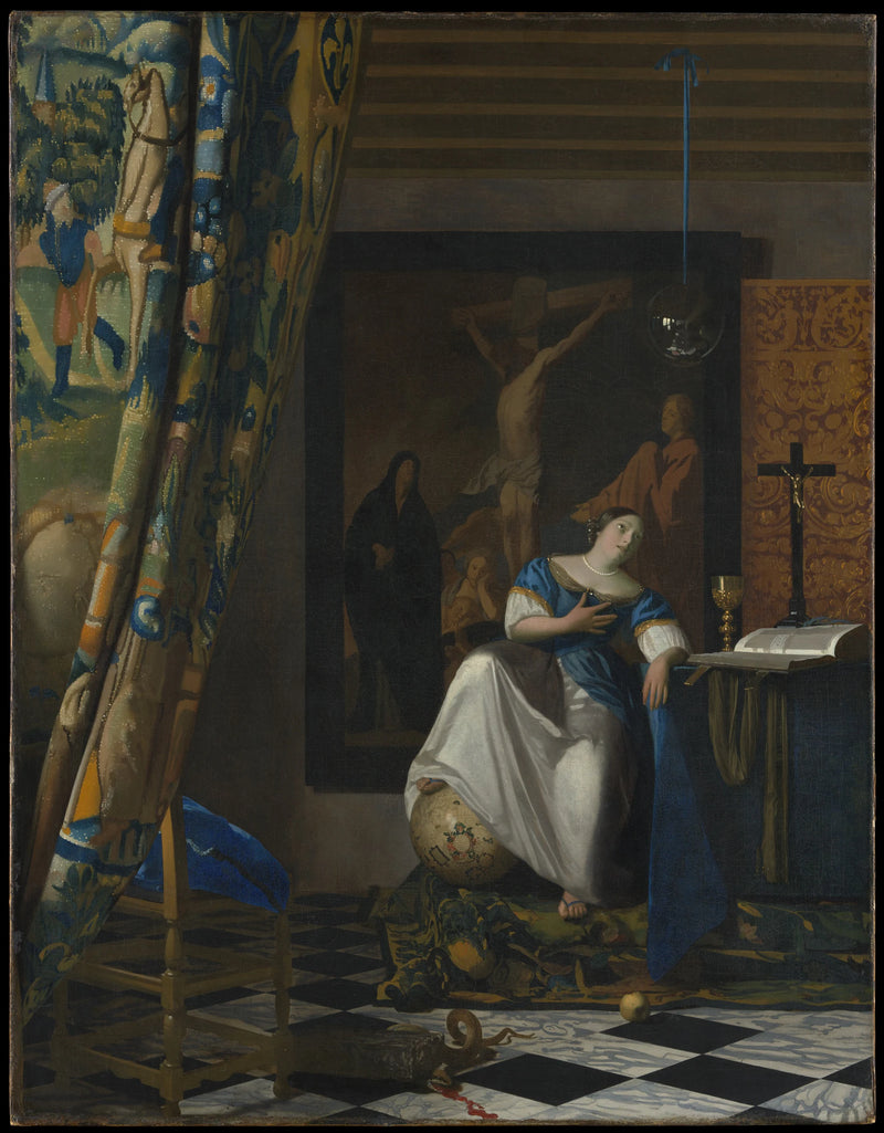 L'Allégorie de la Foi catholique - Johannes Vermeer