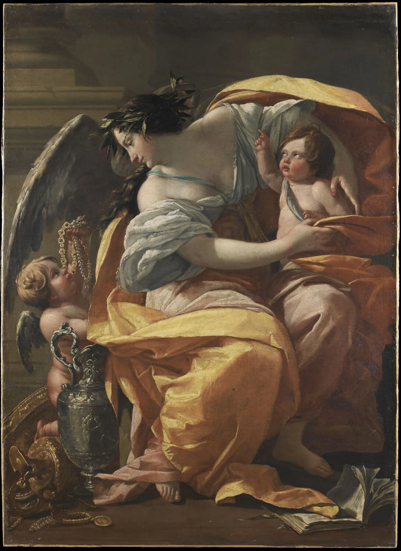 Allégorie de la Foi et du Mépris des Richesses - Simon Vouet